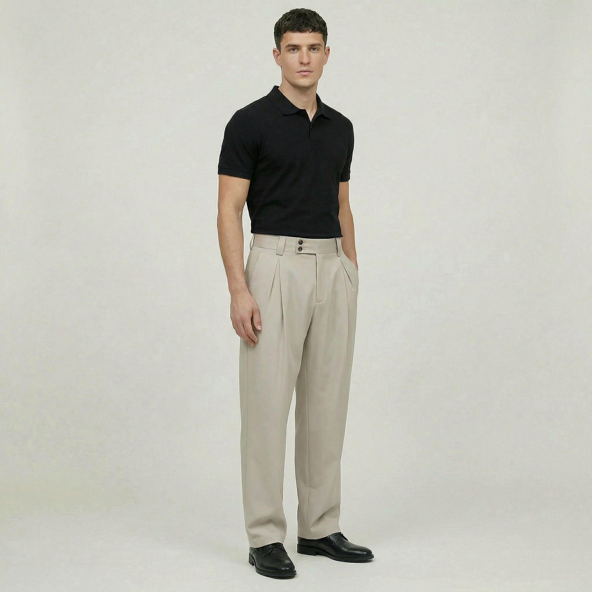 Men’s Pleated Trousers