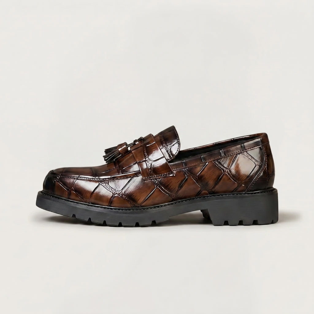 Men’s Tassel Loafers - Slip-On Dress Shoes