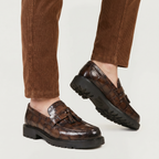 Men’s Tassel Loafers - Slip-On Dress Shoes