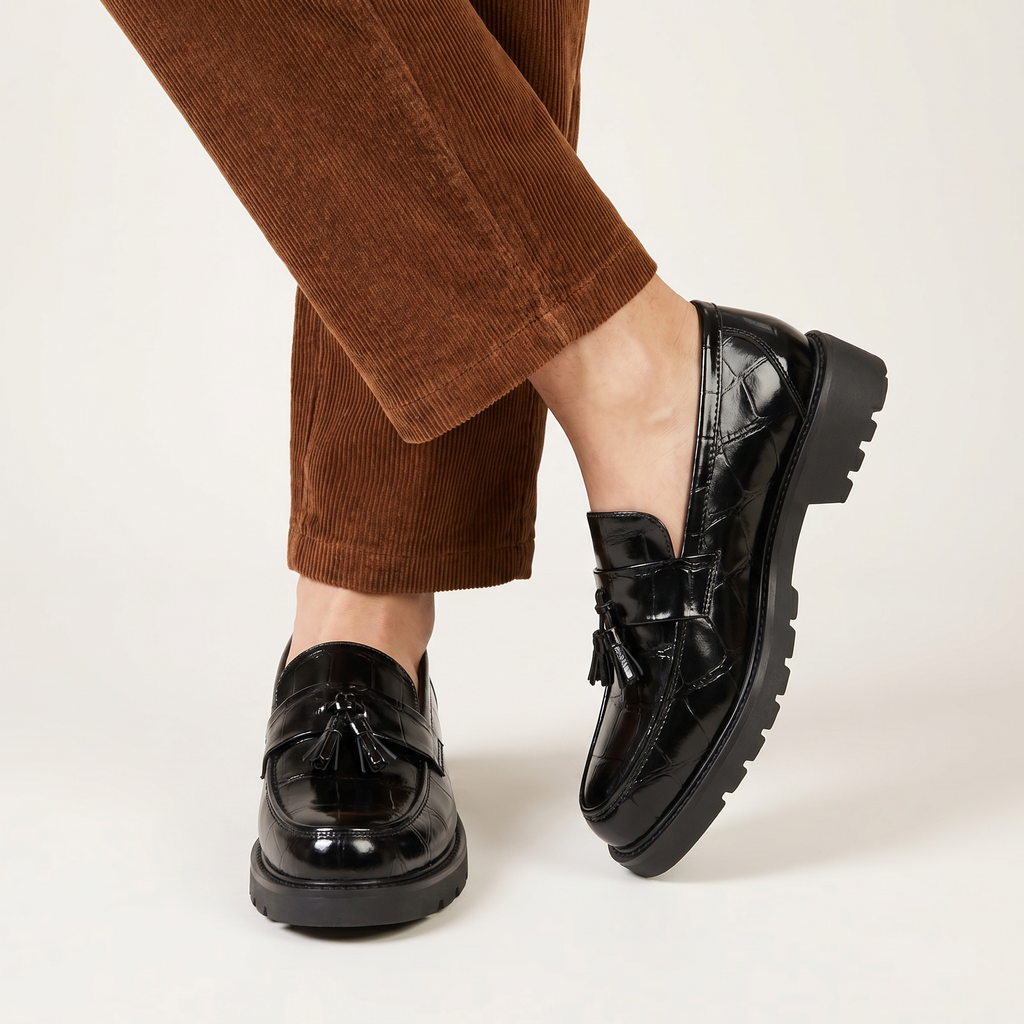 Men’s Tassel Loafers - Slip-On Dress Shoes