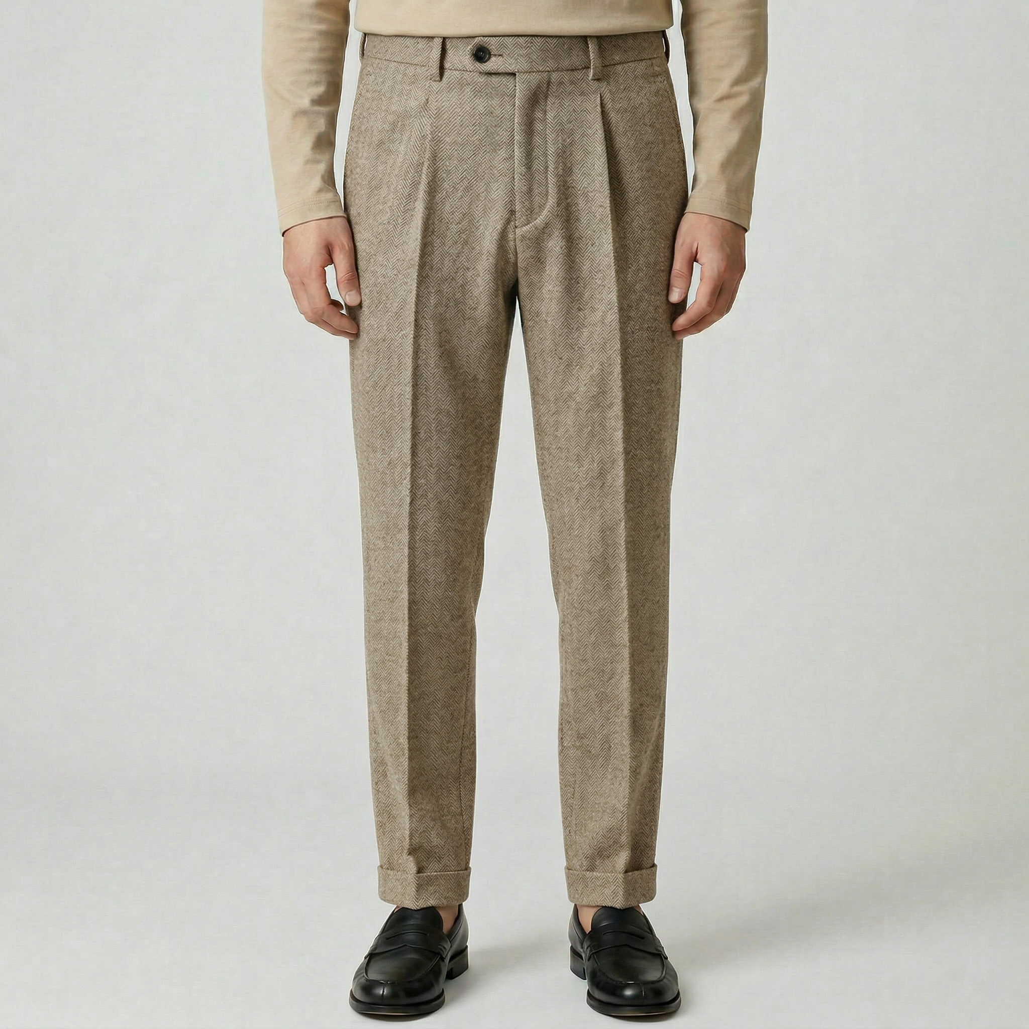 Men’s Textured Trousers