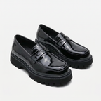 Men’s Chunky Loafers - Thick Sole Slip-On Shoes
