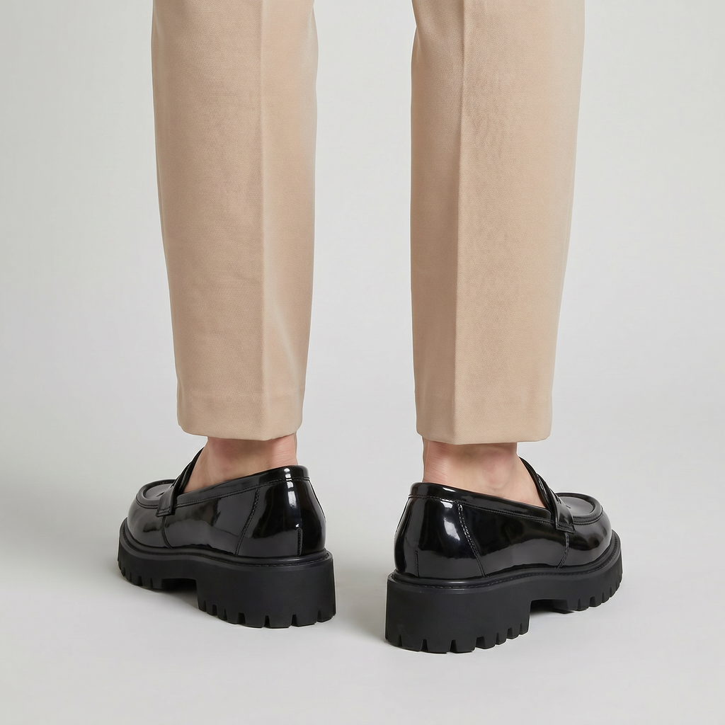 Men’s Chunky Loafers - Thick Sole Slip-On Shoes