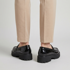 Men’s Chunky Loafers - Thick Sole Slip-On Shoes