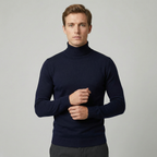 Men's Turtleneck Jumper – Winter Roll Neck Skivvy