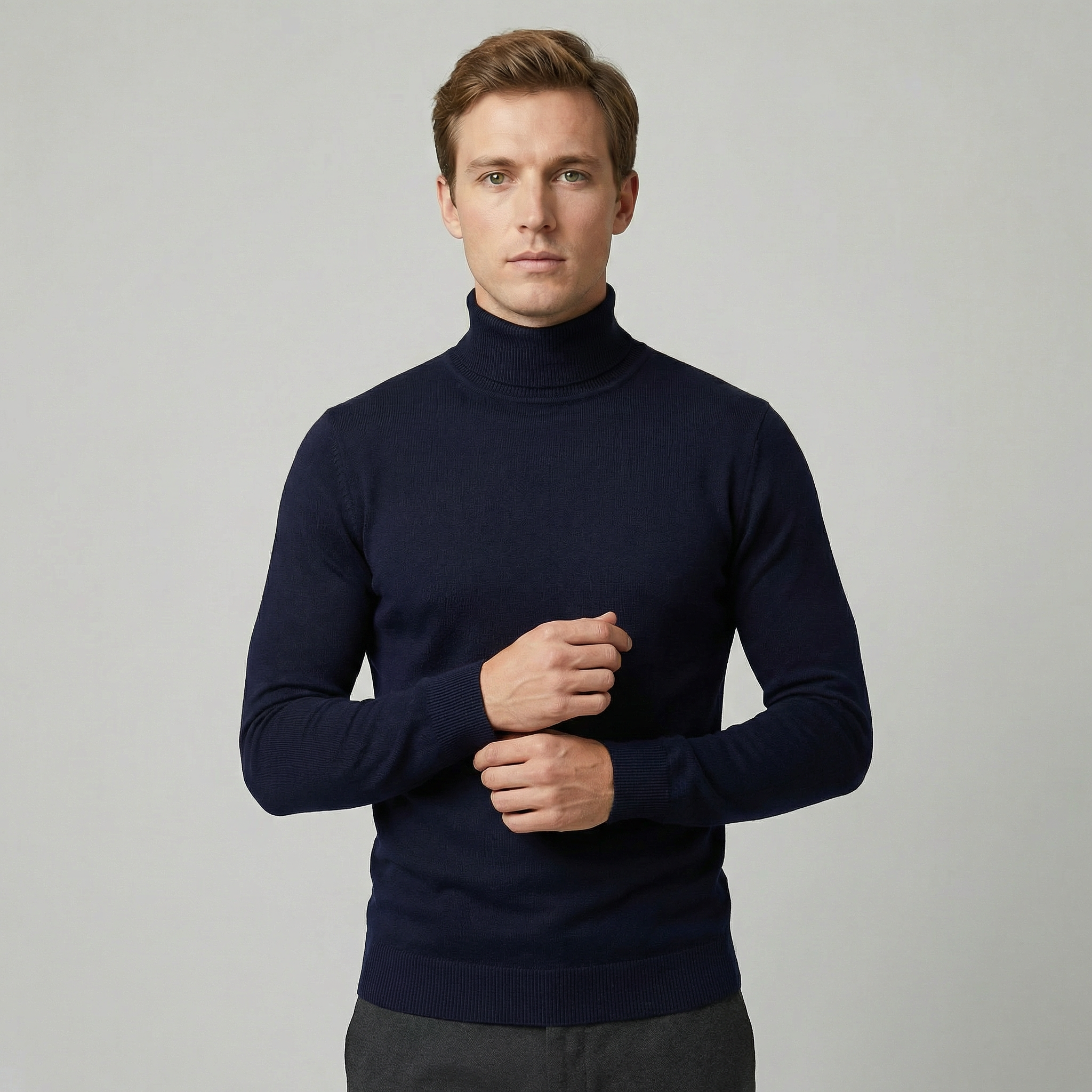 Men’s Turtleneck Winter Sweater