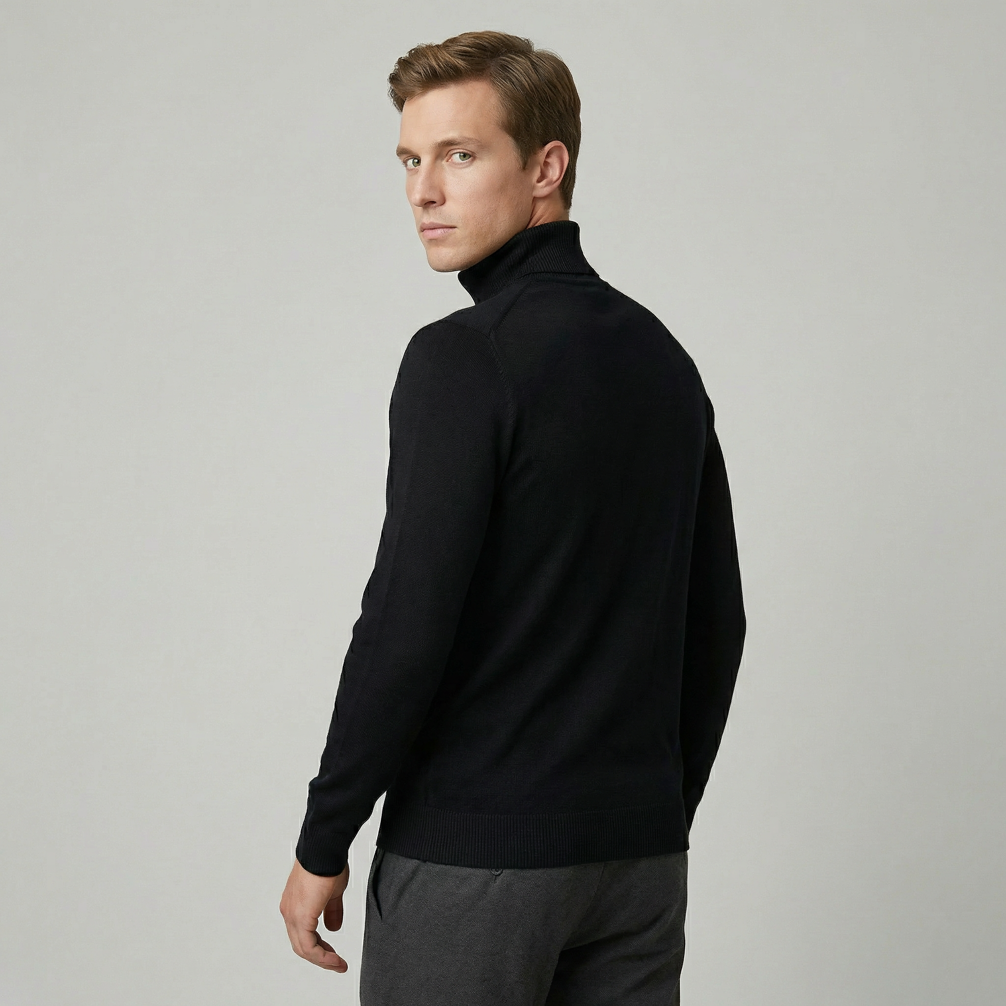 Men’s Turtleneck Winter Sweater