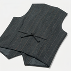 Men’s Tweed Vest - Fitted Waistcoat Wool Fit
