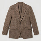Men’s Check Blazer - Smart Casual Tailored Jacket