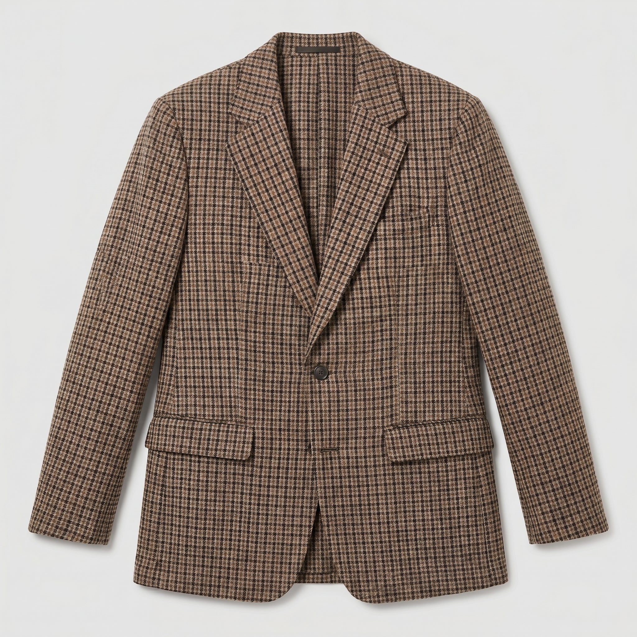 Men’s Check Blazer - Smart Casual Tailored Jacket