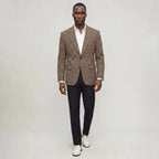 Men’s Check Blazer - Smart Casual Tailored Jacket
