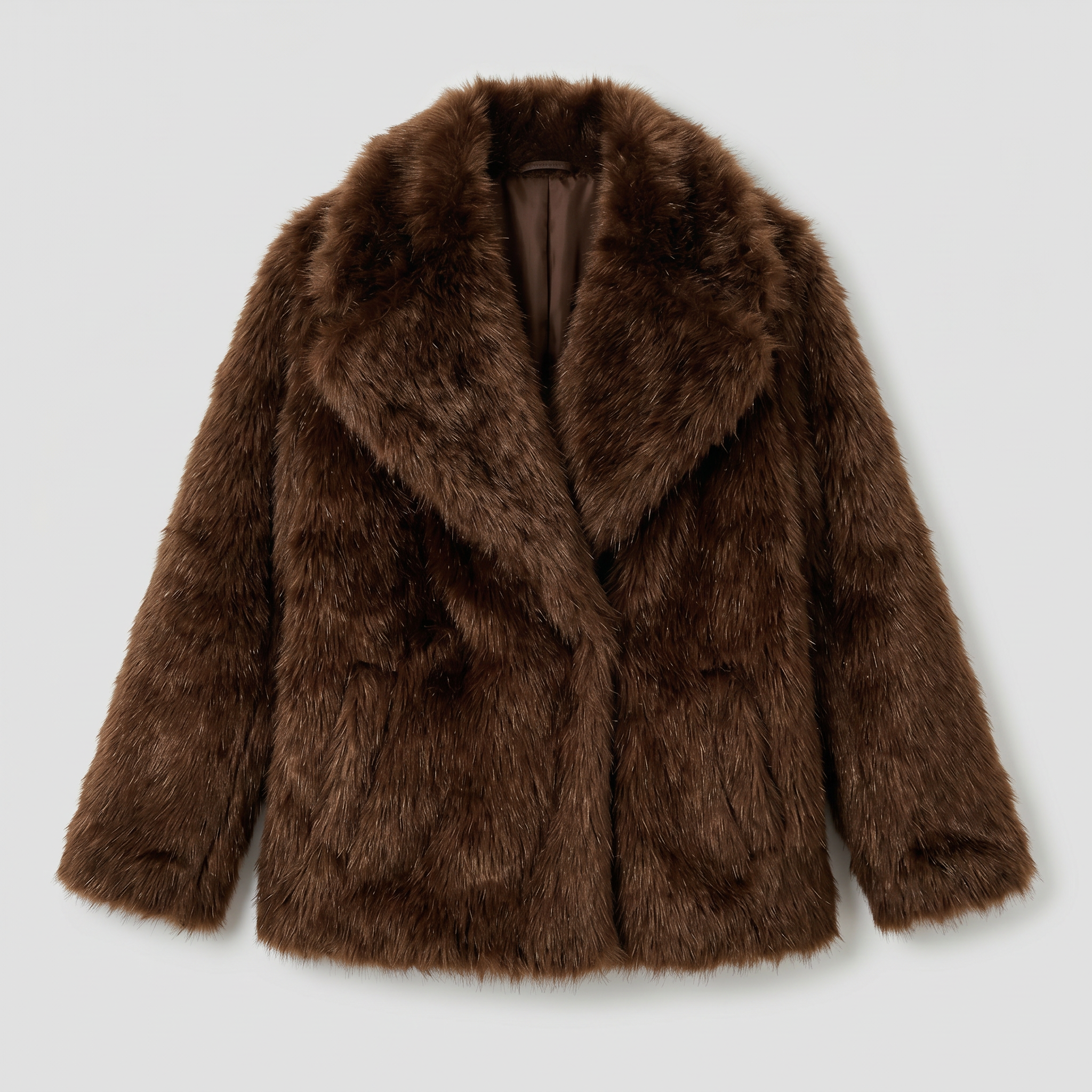 Women's Faux Fur Winter Coat - Slim Fit