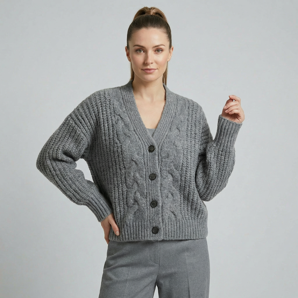 Women's Oversized Knit Cardigan
