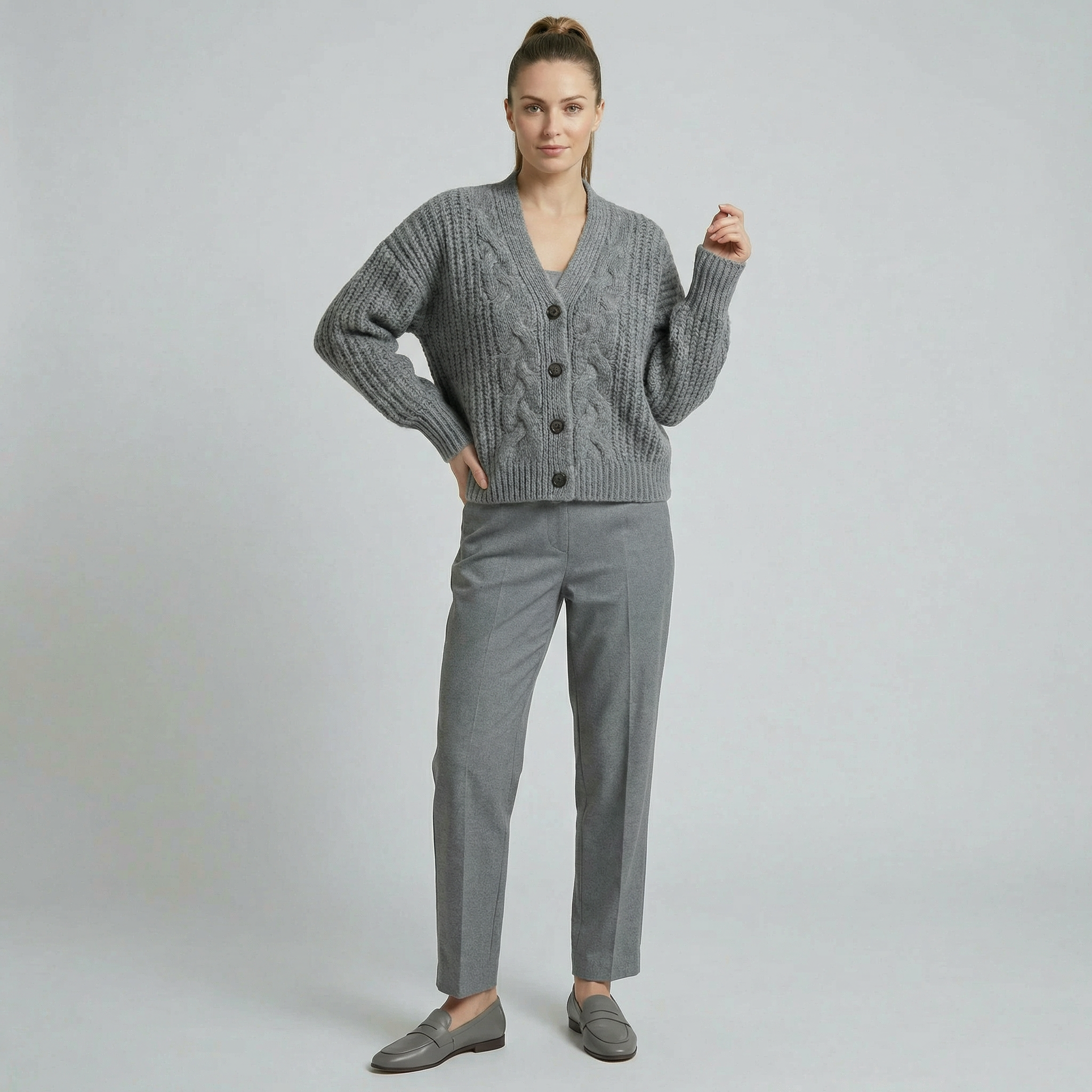 Women's Oversized Knit Cardigan