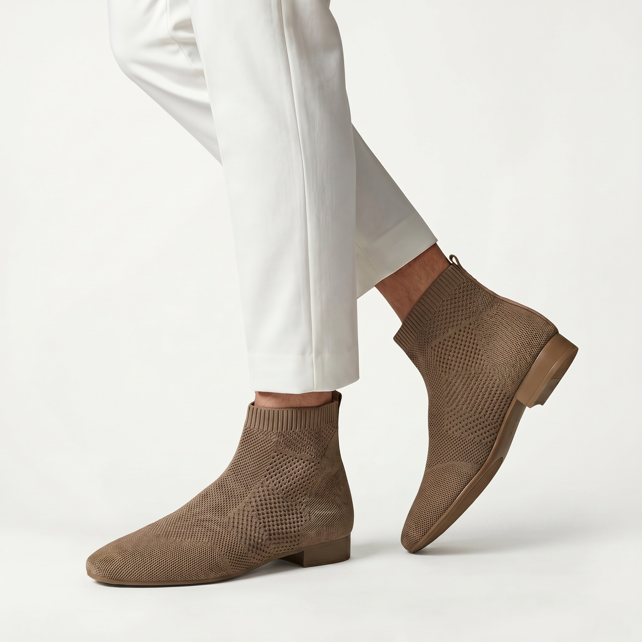 Women’s Ankle Boots - Slip-On Low Heel Fit