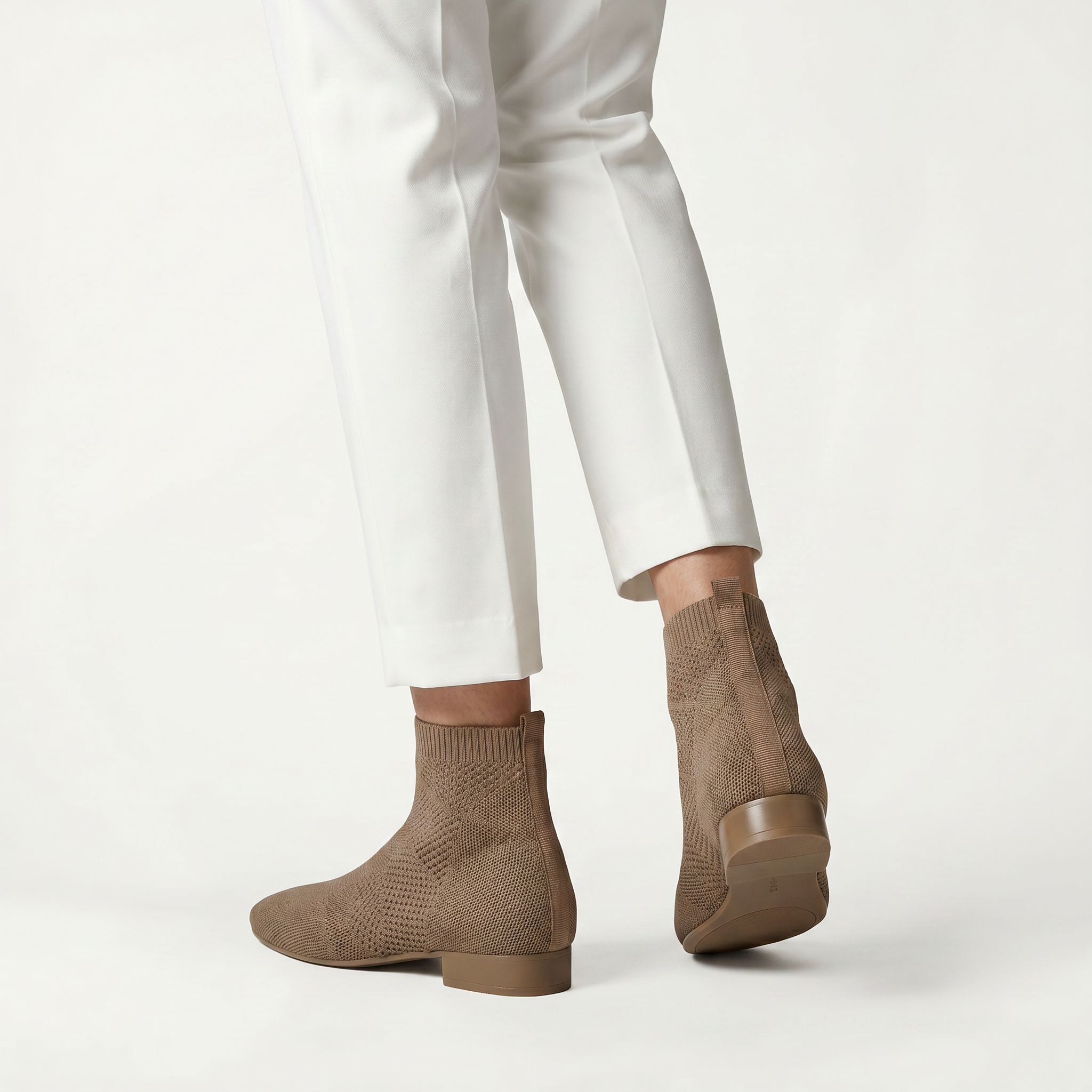 Women’s Ankle Boots - Slip-On Low Heel Fit