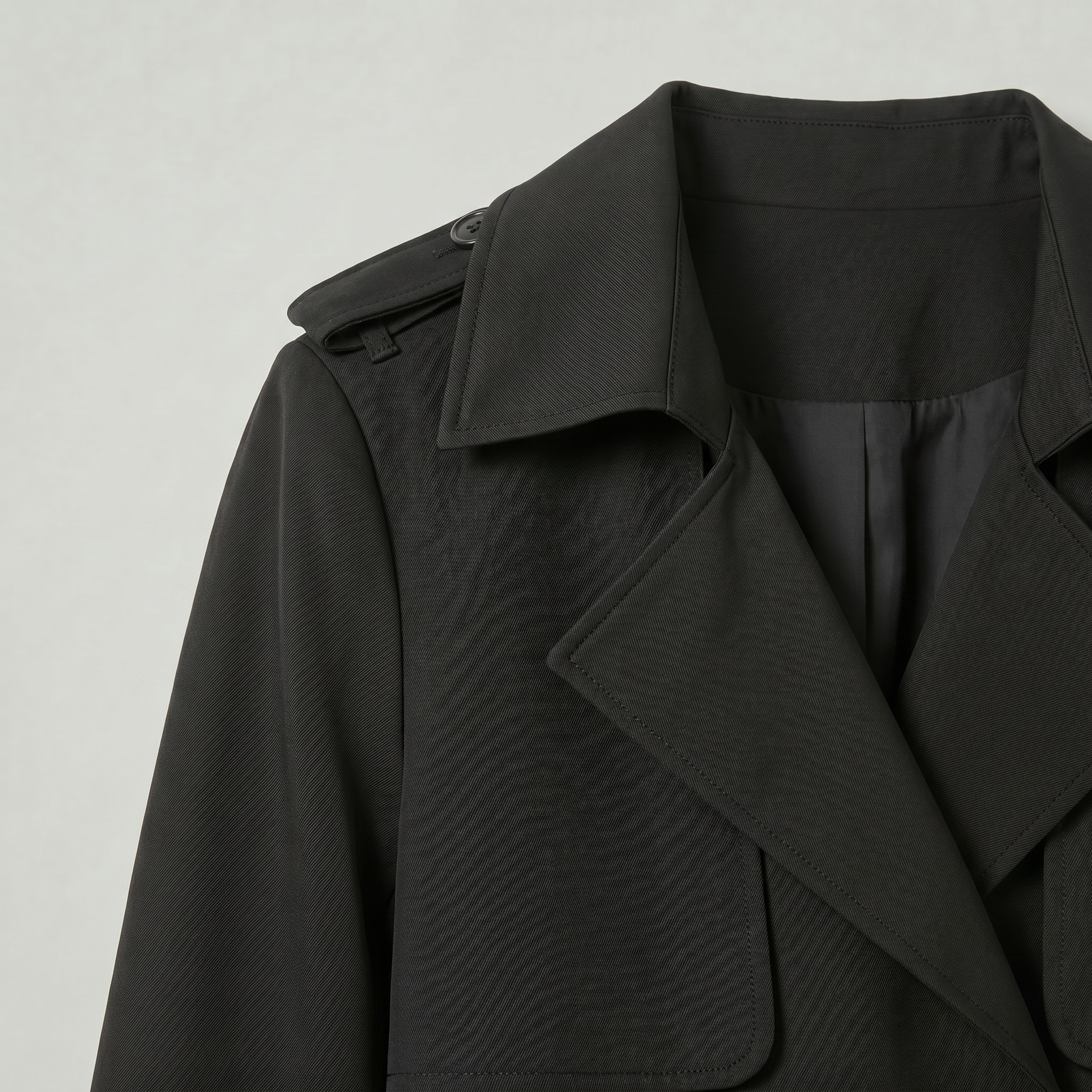 Women’s Belted Long Coat - Double-Breasted Longline Fit