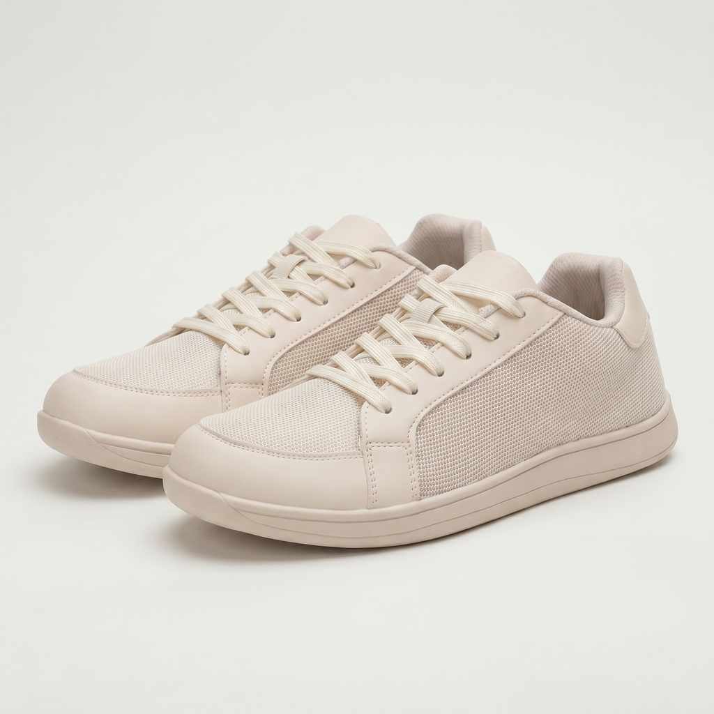 Women’s Breathable Casual Sneakers - Lightweight Lace-Up Shoes
