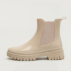 Women’s Chelsea Rain Boots - Waterproof Pull-On Ankle Fit