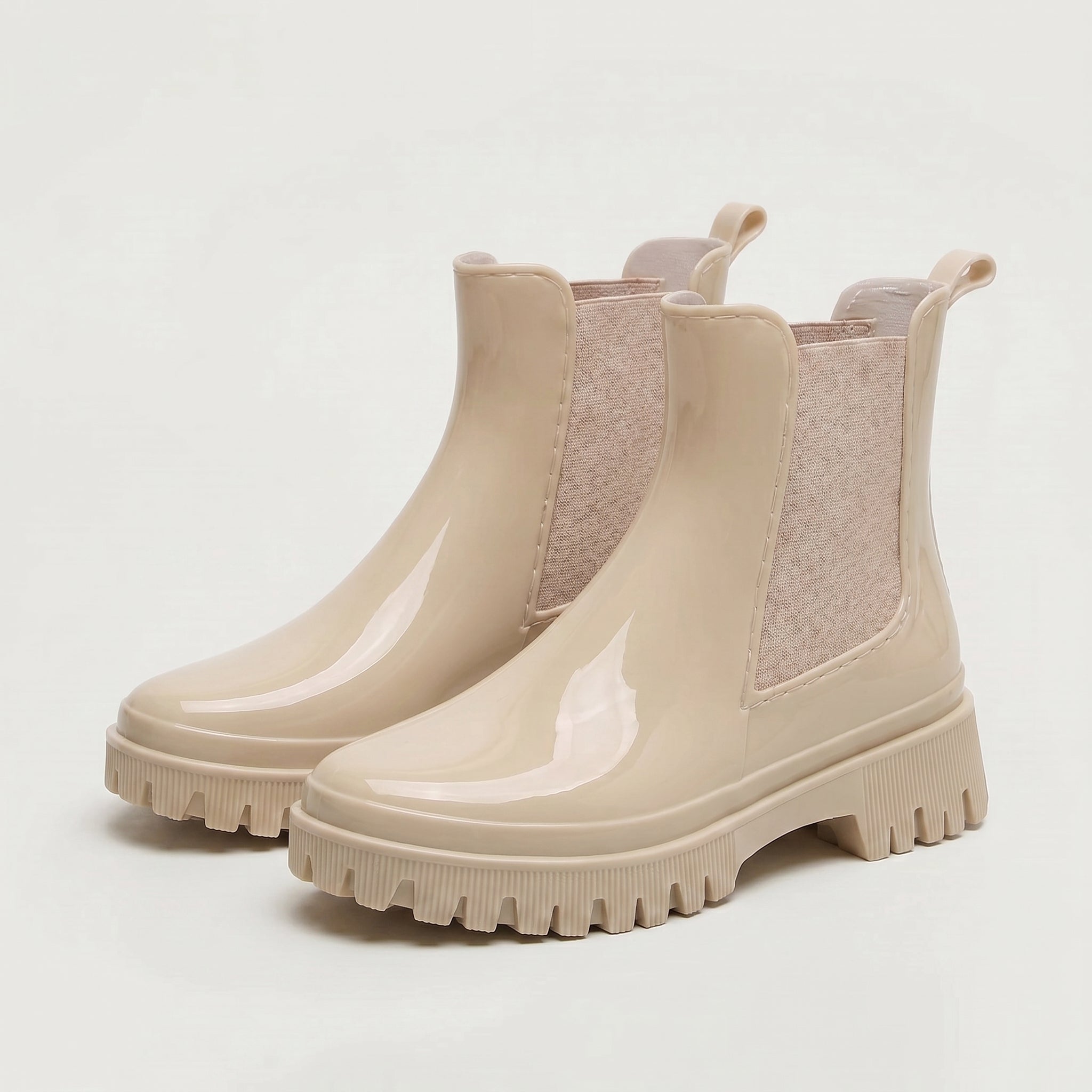 Women’s Chelsea Rain Boots - Waterproof Pull-On Ankle Fit