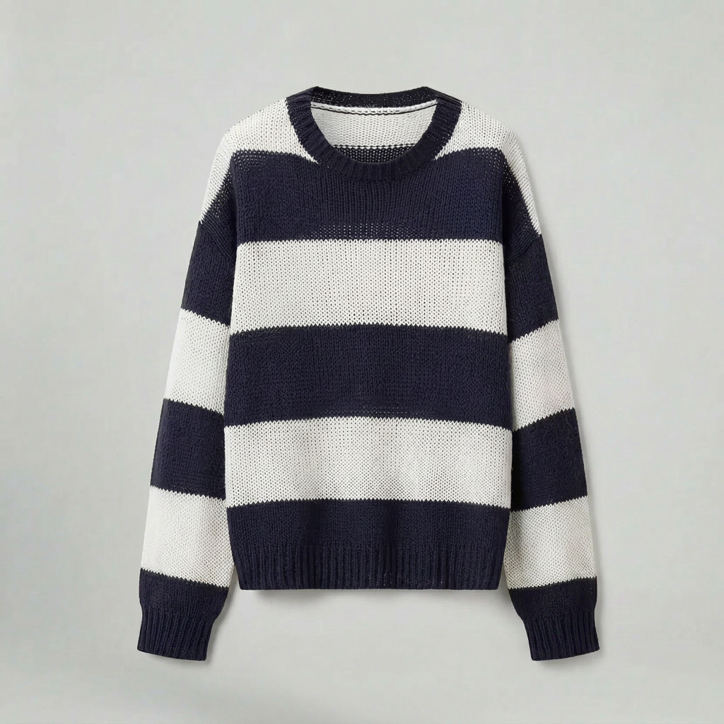 Women’s Knit Chunky Cardigan - Crewneck Relaxed Fit