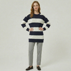 Women’s Knit Chunky Cardigan - Crewneck Relaxed Fit
