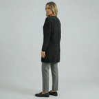 Women's Collarless Cardigan Sweater