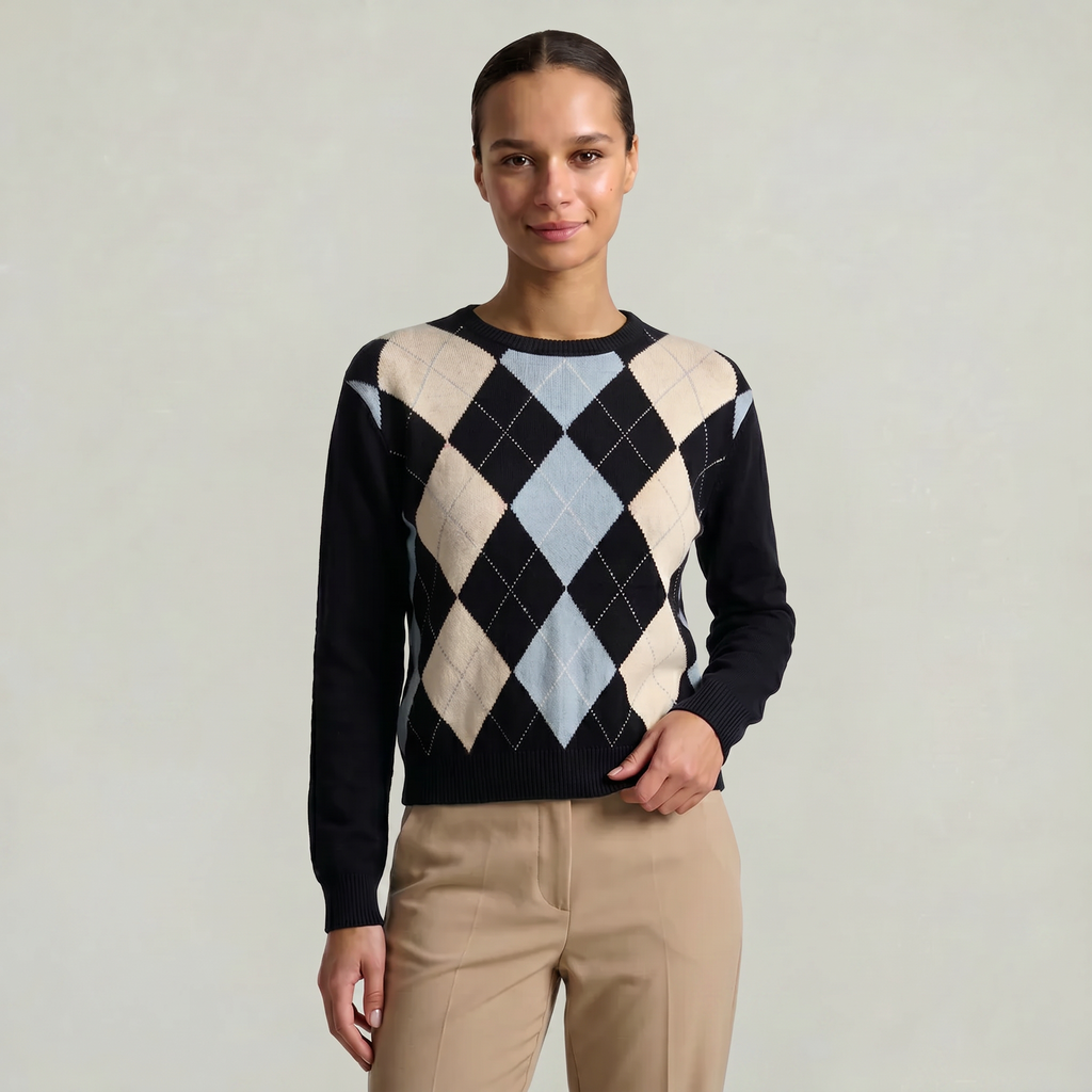 Women’s Crew Neck Sweater - Long Sleeve Regular Fit