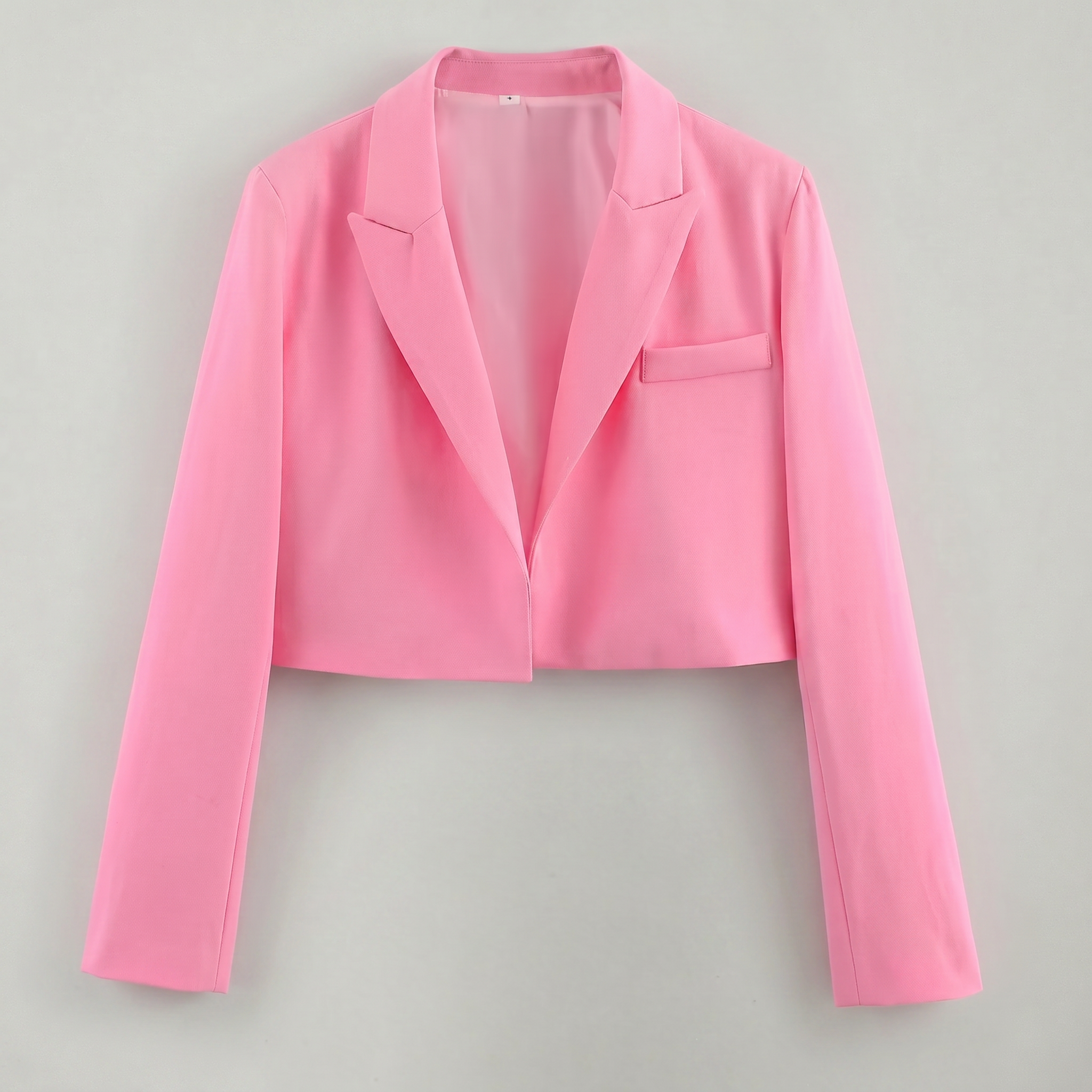Women’s Cropped Blazer Jacket - Tailored Short Fit Smart Blazer