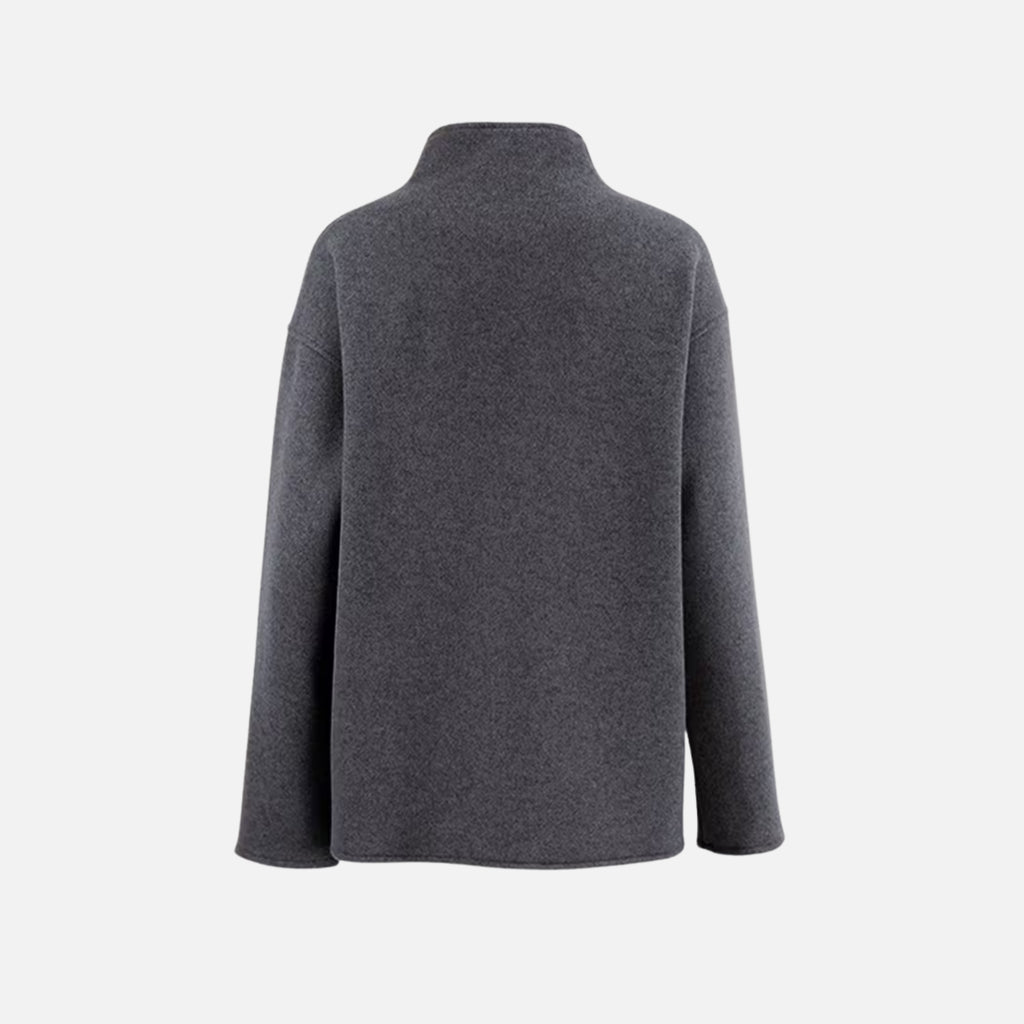 Women's - Double-Breasted Short Coat