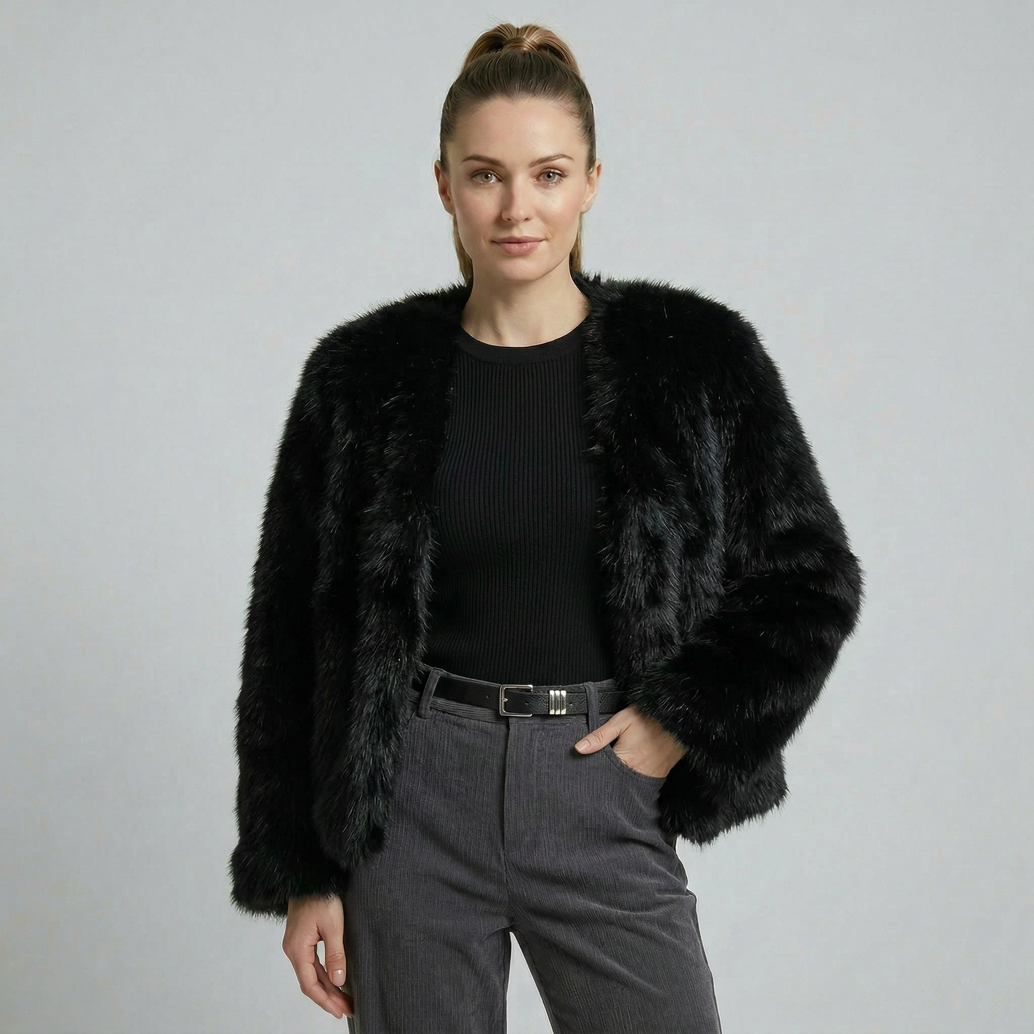 Women's Faux Fur Winter Coat