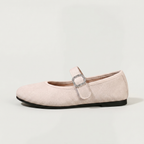 Women’s Casual Flat Shoes - Buckle Strap Comfort Fit
