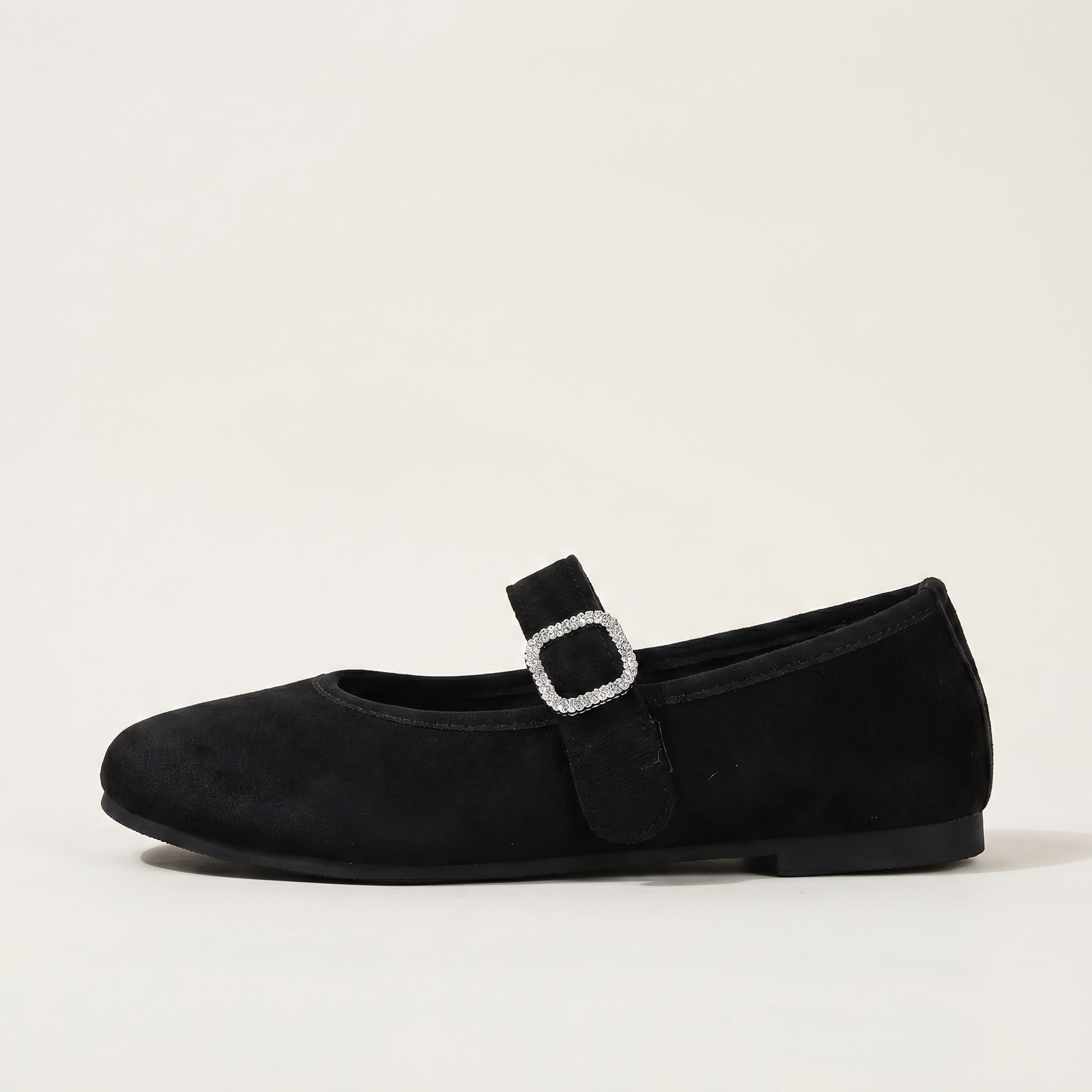 Women’s Casual Flat Shoes - Buckle Strap Comfort Fit