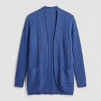 Women’s Front Open Cardigan - Long Sleeve Loose Fit