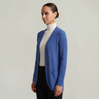 Women’s Front Open Cardigan - Long Sleeve Loose Fit
