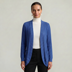 Women’s Front Open Cardigan - Long Sleeve Loose Fit