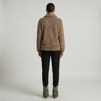 Women’s Full Zip Teddy Jacket - Long Sleeve Regular Fit