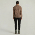 Women’s Full Zip Teddy Jacket - Long Sleeve Regular Fit