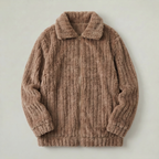 Women’s Full Zip Teddy Jacket - Long Sleeve Regular Fit