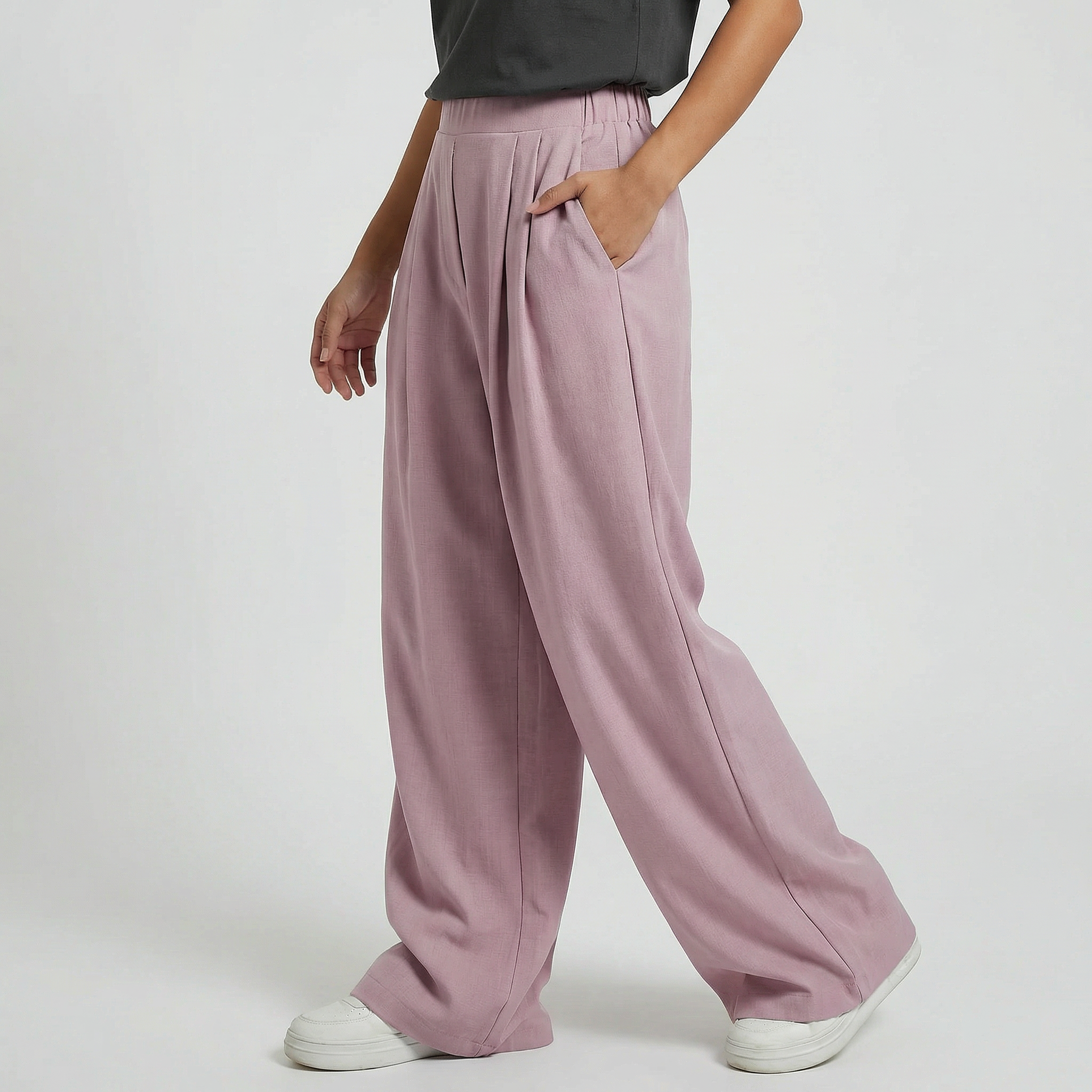 Women's High Waisted Wide Leg Trousers