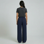 Women's High Waisted Wide Leg Trousers