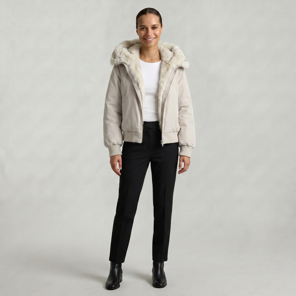 Women’s Hooded Jacket - Zip Front Regular Fit