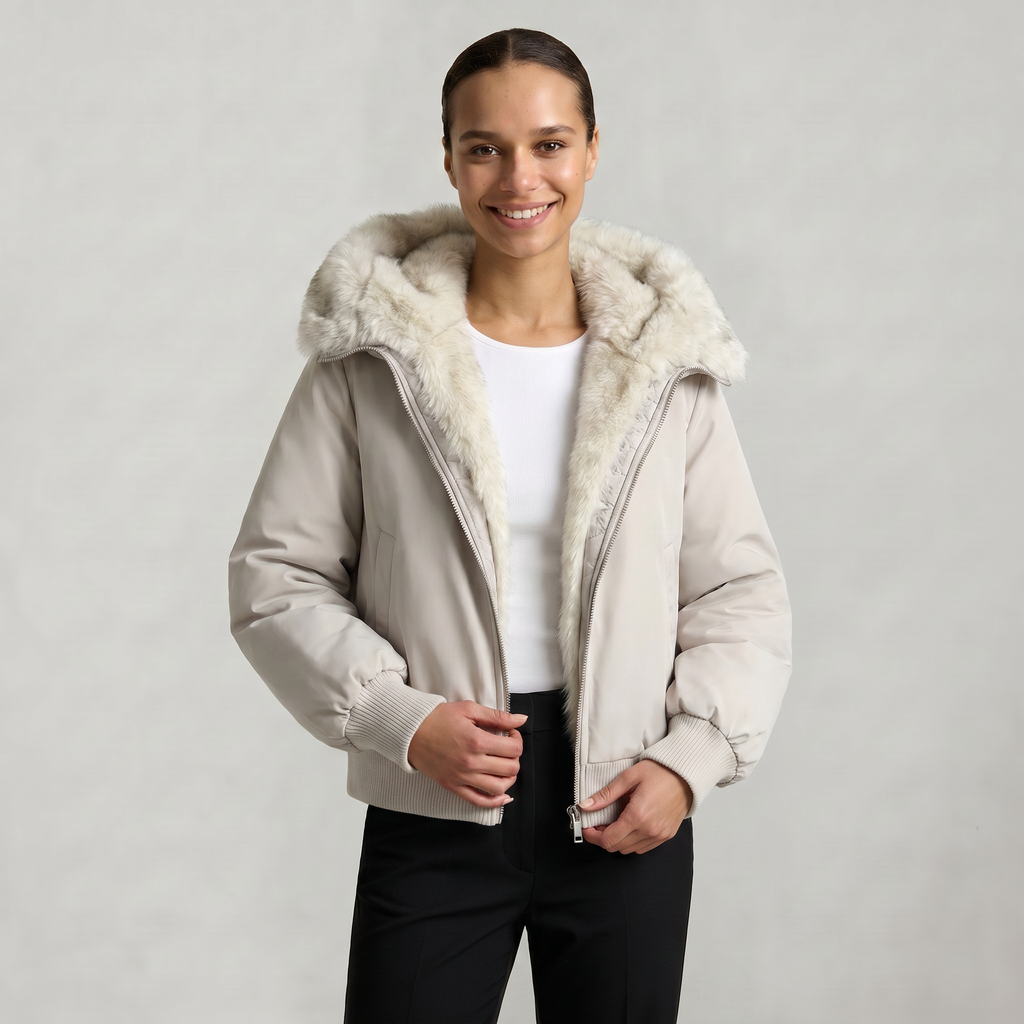 Women’s Hooded Jacket - Zip Front Regular Fit