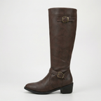 Women's Knee-High Leather Boots – Tall Riding Style Boots