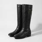 Women's Knee-High Leather Boots – Tall Riding Style Boots