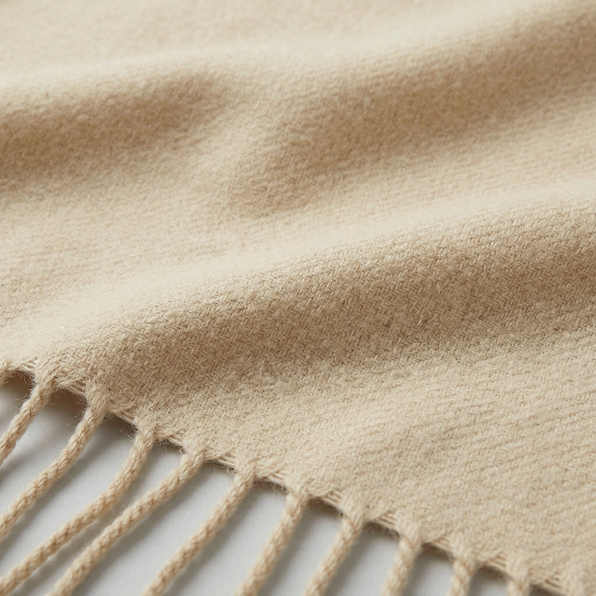 Women’s Soft Knit Scarf - Fringed Long Fit