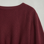 Women’s Knit Sweater Dress - Lantern Sleeve Waist Cinched Fit