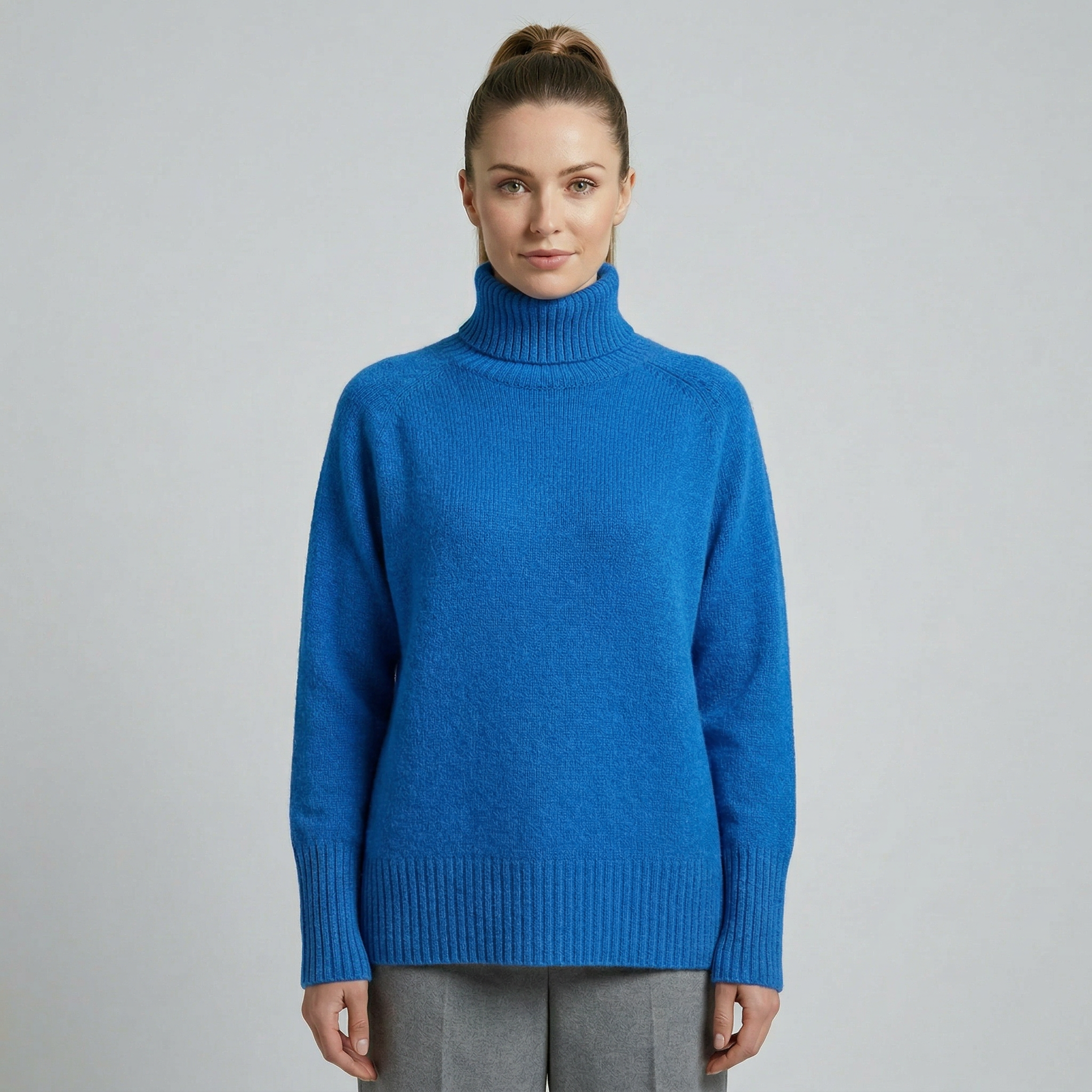 Women's Wool Knit Turtleneck Sweater