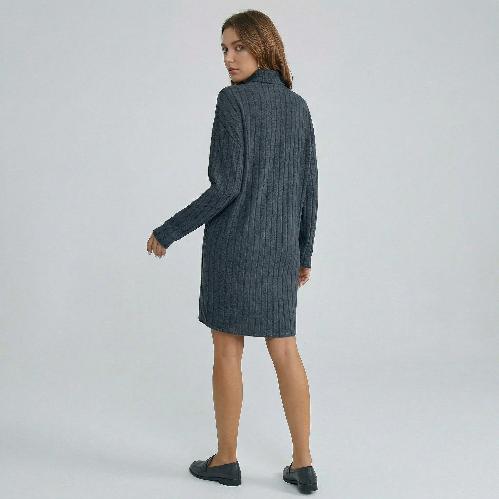 Women’s Knitted Turtleneck Dress