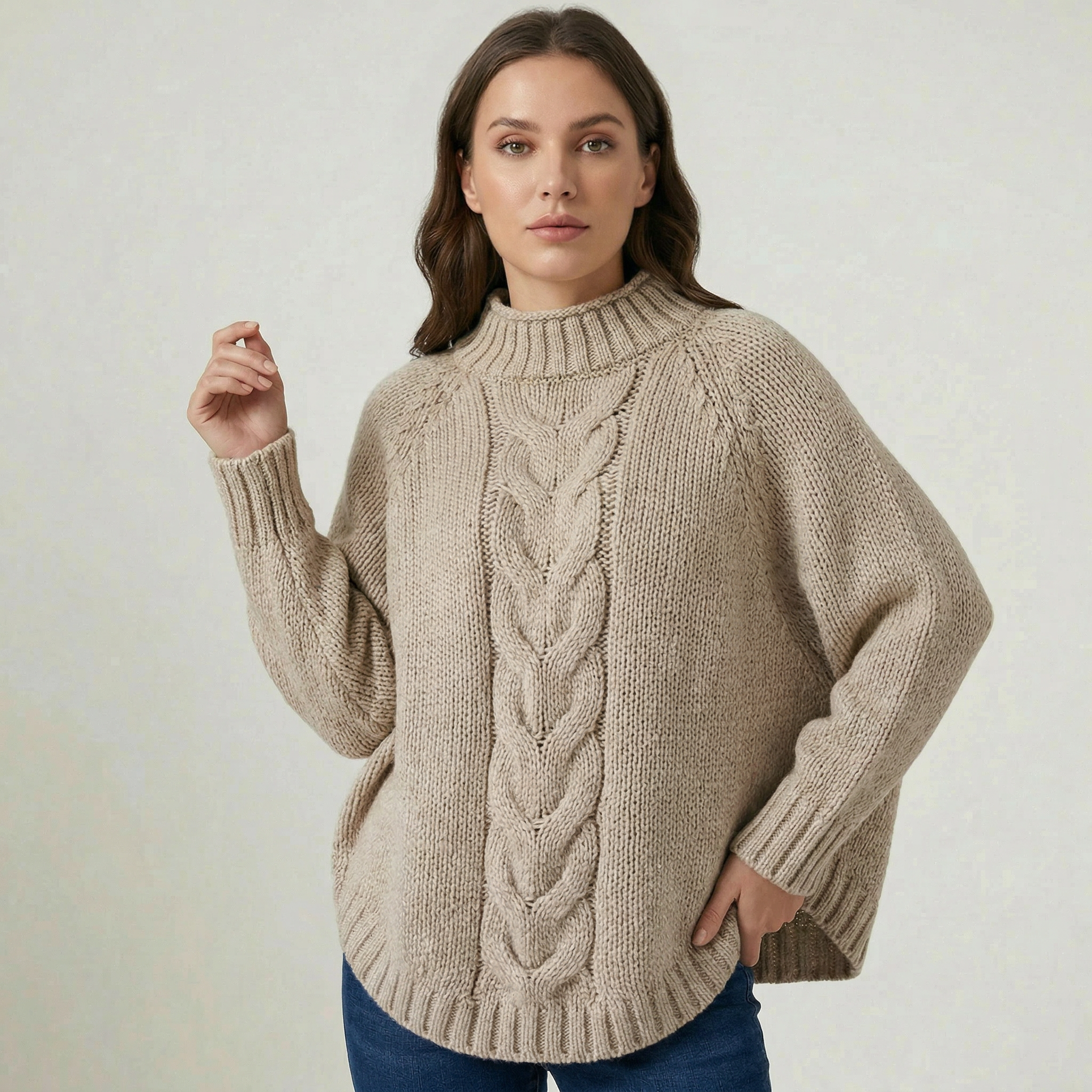 Women’s Knitted Turtleneck Winter Sweater